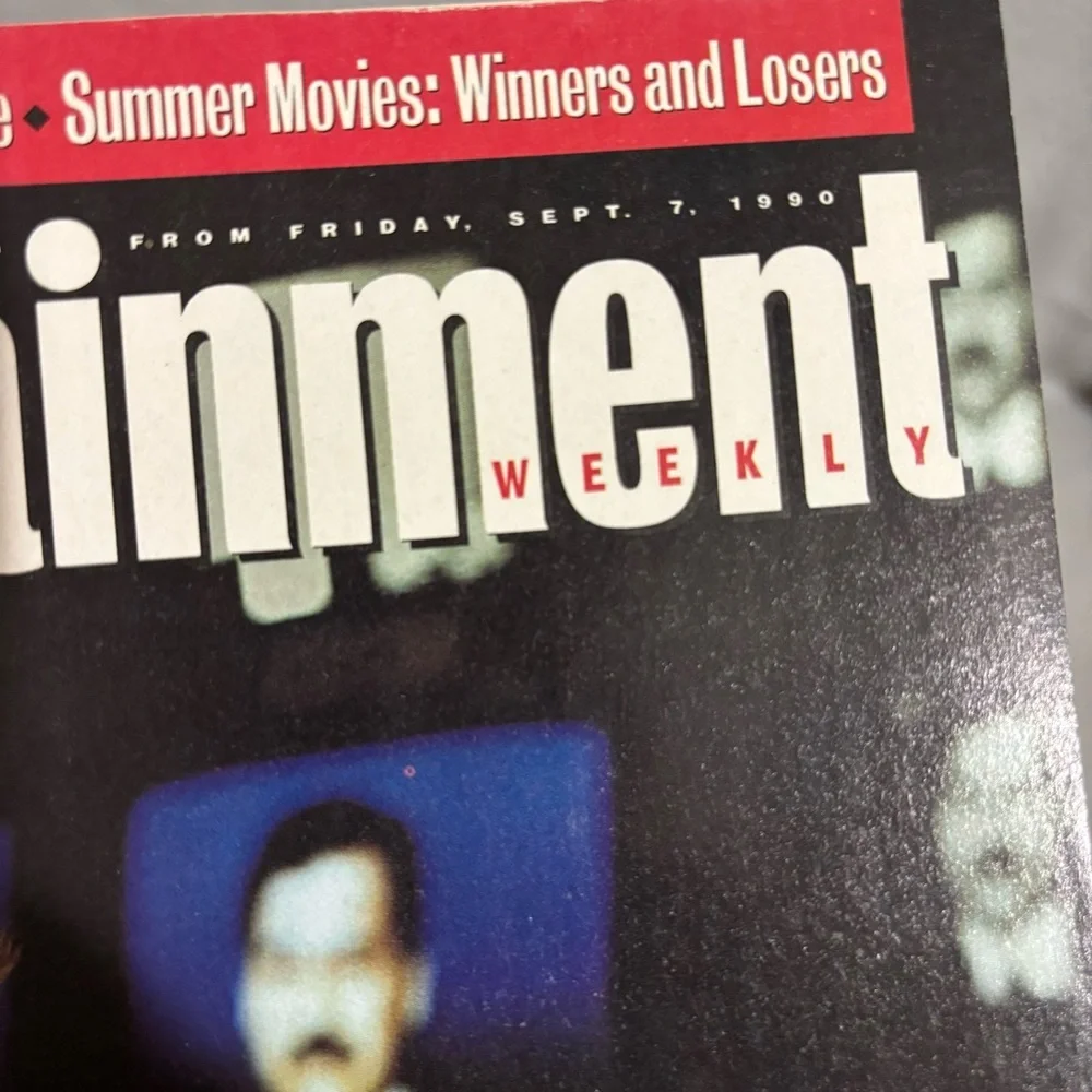 Four Vintage Entertainment Weekly Magazine Collection from the 1990’s
